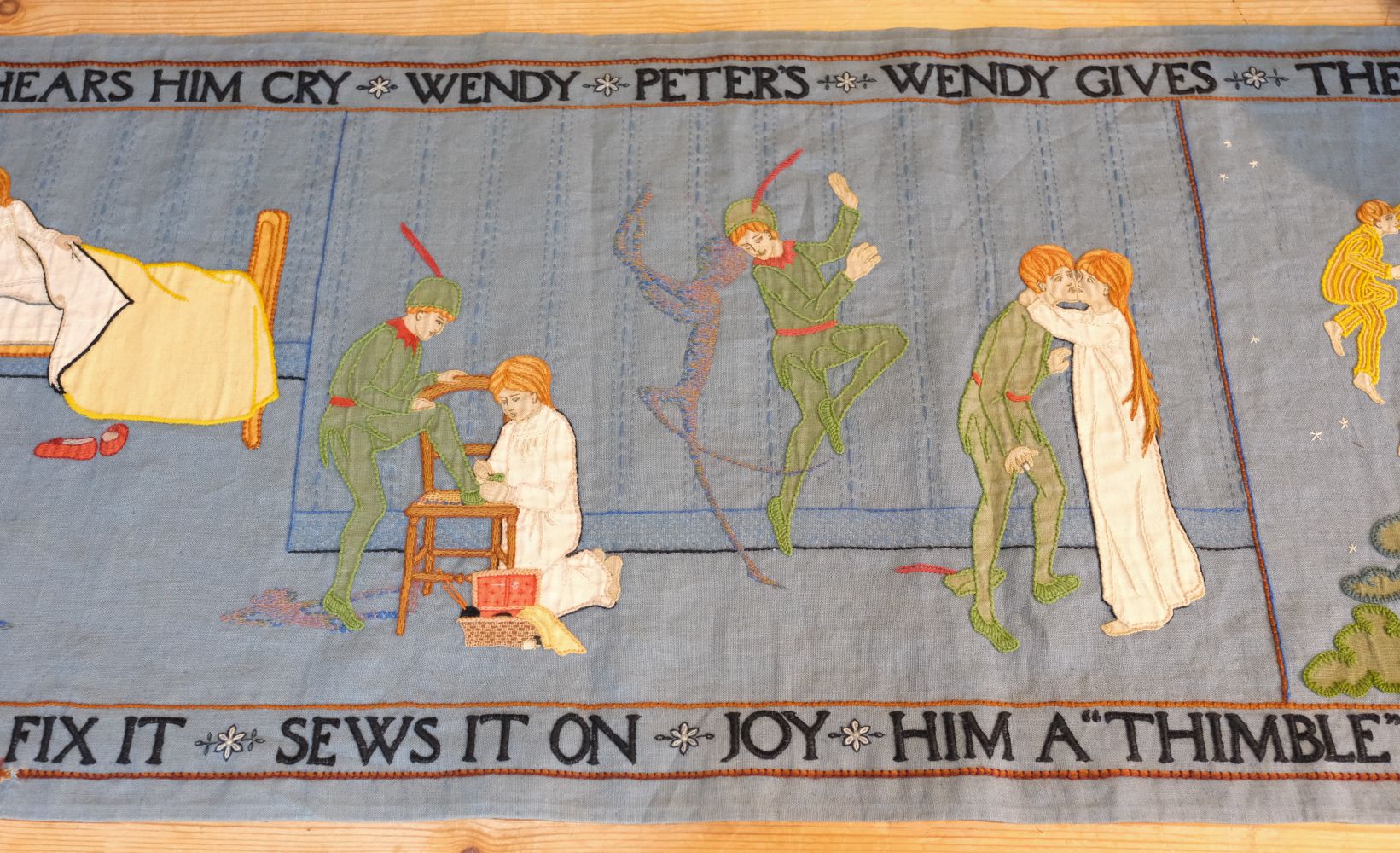 Peter Pan. A needlework nursery frieze, by Helen Stebbing M.R.S.T., 1936 - Image 9 of 12