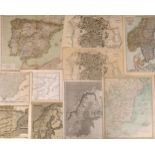 Foreign Maps. A collection of approximately 200 Foreign maps, mostly 19th century