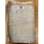 Manchester Newspapers. A collection of Manchester newspapers, late 18th & early 19th c.