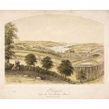 Cornwall. A collection of approximately 160 topographical prints, mostly 19th century