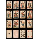 Italian playing cards. Lorraine pattern in Tuscany, Florence: unknown maker, circa 1818, & 2 others
