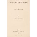 1869. Dodgson (Charles Luttwidge) Phantasmagoria, 1st edition, 1869