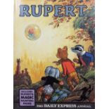 Rupert. A collection of Rupert annuals, literature, & ephemera