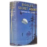Johns (W.E). Biggles - Secret Agent, 1st edition, London: Oxford University Press, 1940