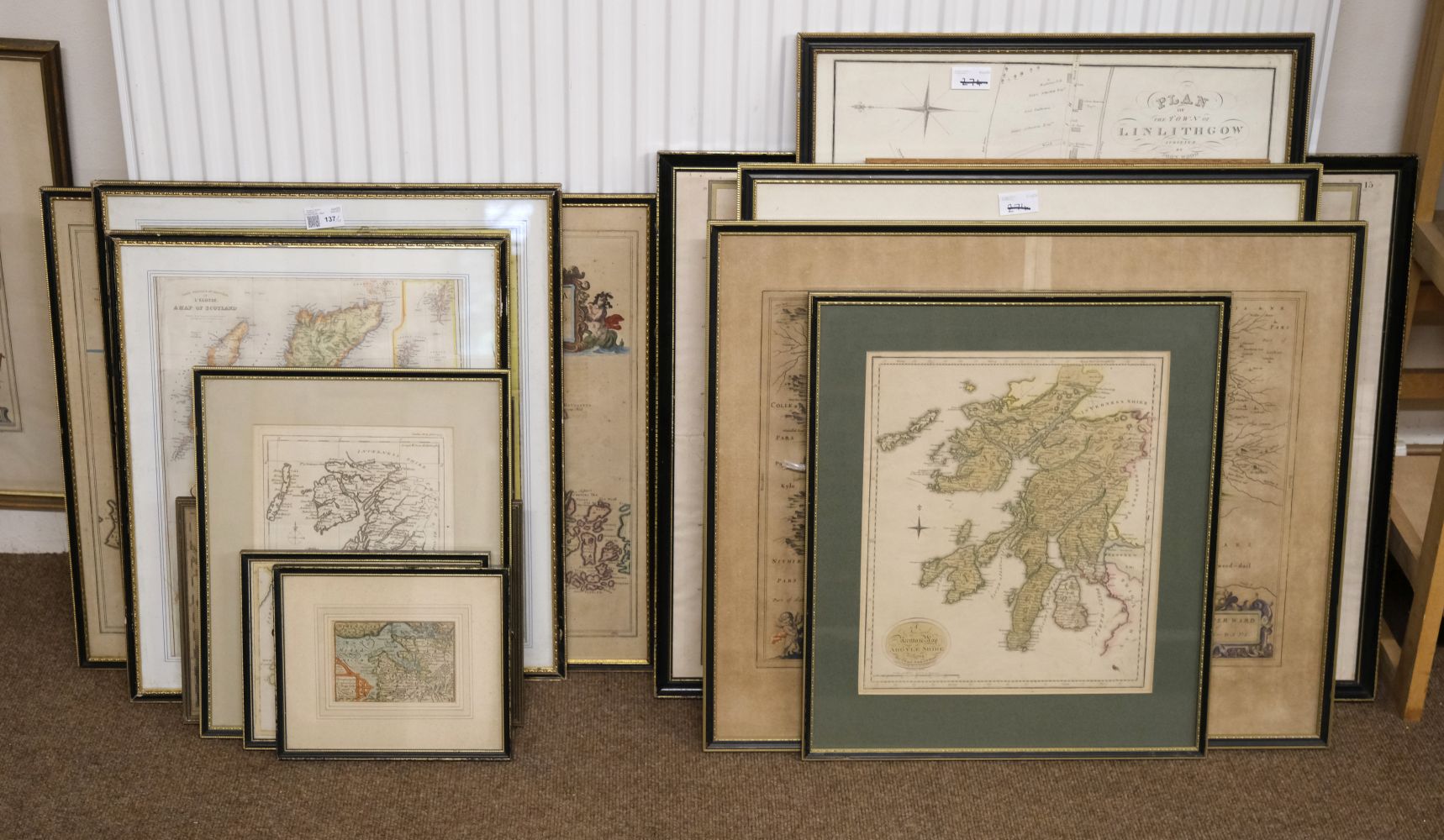 Scotland. A collection of fifteen maps. 17th - 19th century