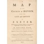 Devon. Donn (Benjamin), A Map of the County of Devon..., 1765