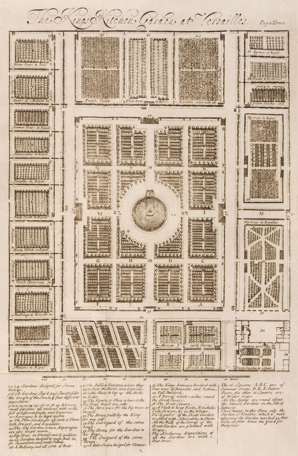 La Quintinie (Jean de). The Compleat Gard’ner; or, Directions for Cultivating, 1693