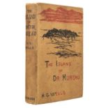 1896 Wells (H.G). The Island of Doctor Moreau, 1st edition, 1st issue, London: William Heinemann,