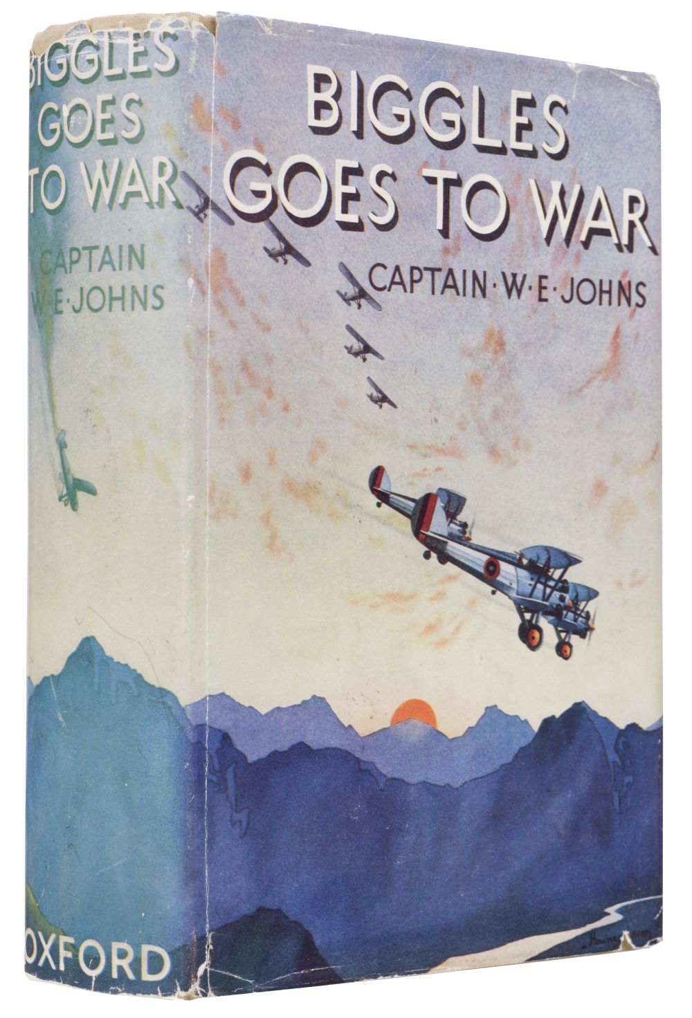 Johns (W.E). Biggles Goes To War, 1st edition, London: Oxford University Press, 1938