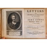 Donne (John). Letters to Severall Persons of Honour, 1st edition, London: Printed by J. Flesher,