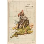 England and Wales. Merry (Tom, pseud William Mecham), Map of England..., 1888