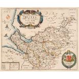 British County Maps. A collection of approximately 190 maps, 17th - 19th century