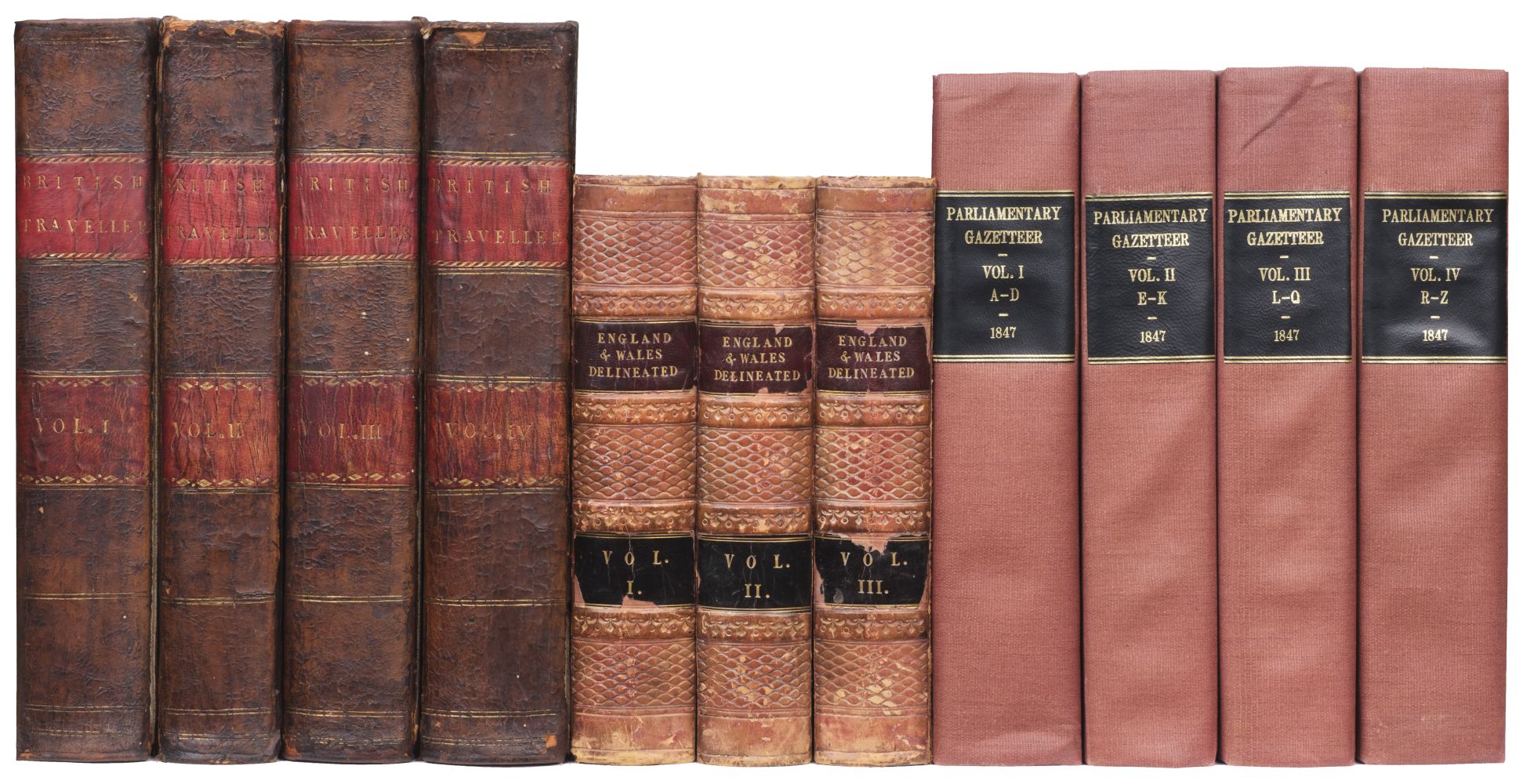 Dugdale (J.). The New British Traveller, or Modern Panorama of England & Wales, 4 volumes, 1819