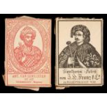 Playing Cards. A collection of 7 packs of playing cards, circa 1880s