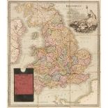 England & Wales. A collection of 10 folding maps, mostly 19th century