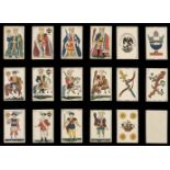 Mexican playing cards. Llombart pattern, Mexico: unknown maker, circa 1835-1843