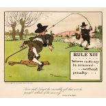 Crombie (Charles). The Rules of Golf Illustrated, Copyright of Perrier, circa 1907