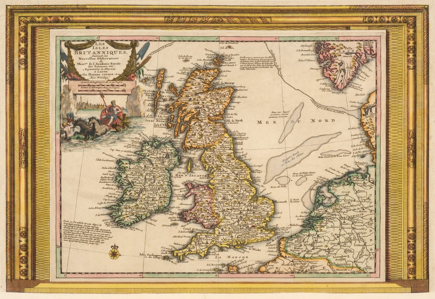 British Isles. A collection of 9 maps, 16th - 19th century