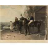 Hunt (Charles). Herrings Sketches on the Road, No. 2 Post Horses, 1847