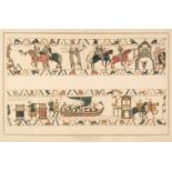 Bayeux Tapestry. Basire (J.), Ten sheets (only of 17), 1821 - 22