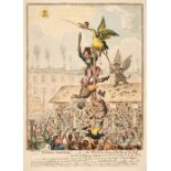 Gillray (James). Election Candidates - or - the Republican Goose at the Top of the Pole, 1807