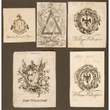 Bookplates. An album of 170 bookplates collected by Paul Raymond Latcham FSA
