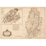 Nottinghamshire. Overton (H.), A new Map of Nottinghamshire..., 1714