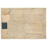 George IV (1762-1830). Two Documents Signed, 'George P.R.' as Prince Regent