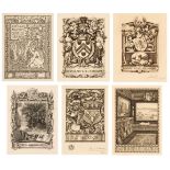 Bookplates. A collection of 46 bookplates engraved by John Augustus Charles Harrison (1872-1955)