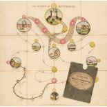 Map Game. Richardson (W.), The Mount of Knowledge, sold by Darton & Harvey, circa 1820