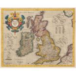 British Isles. Mercator (Gerard & Hondius Henricus), Anglia, Scotia et Hibernia, [1628]