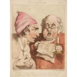 Rowlandson (Thomas). Thirteen etchings of the human passions, circa 1800