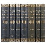 Evans (Arthur). The Palace of Minos, 4 volumes in 6, plus Index volume, 1st edition, 1921-36