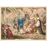 Gillray (James). Visiting the Sick, H. Humphrey, July 18th 1806