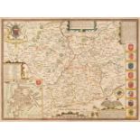 Leicestershire. Speed (John), Leicester both County and Cities described..., 1676