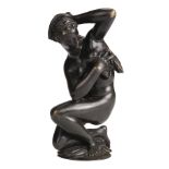 After Giambologna. Crouching Venus, bronze