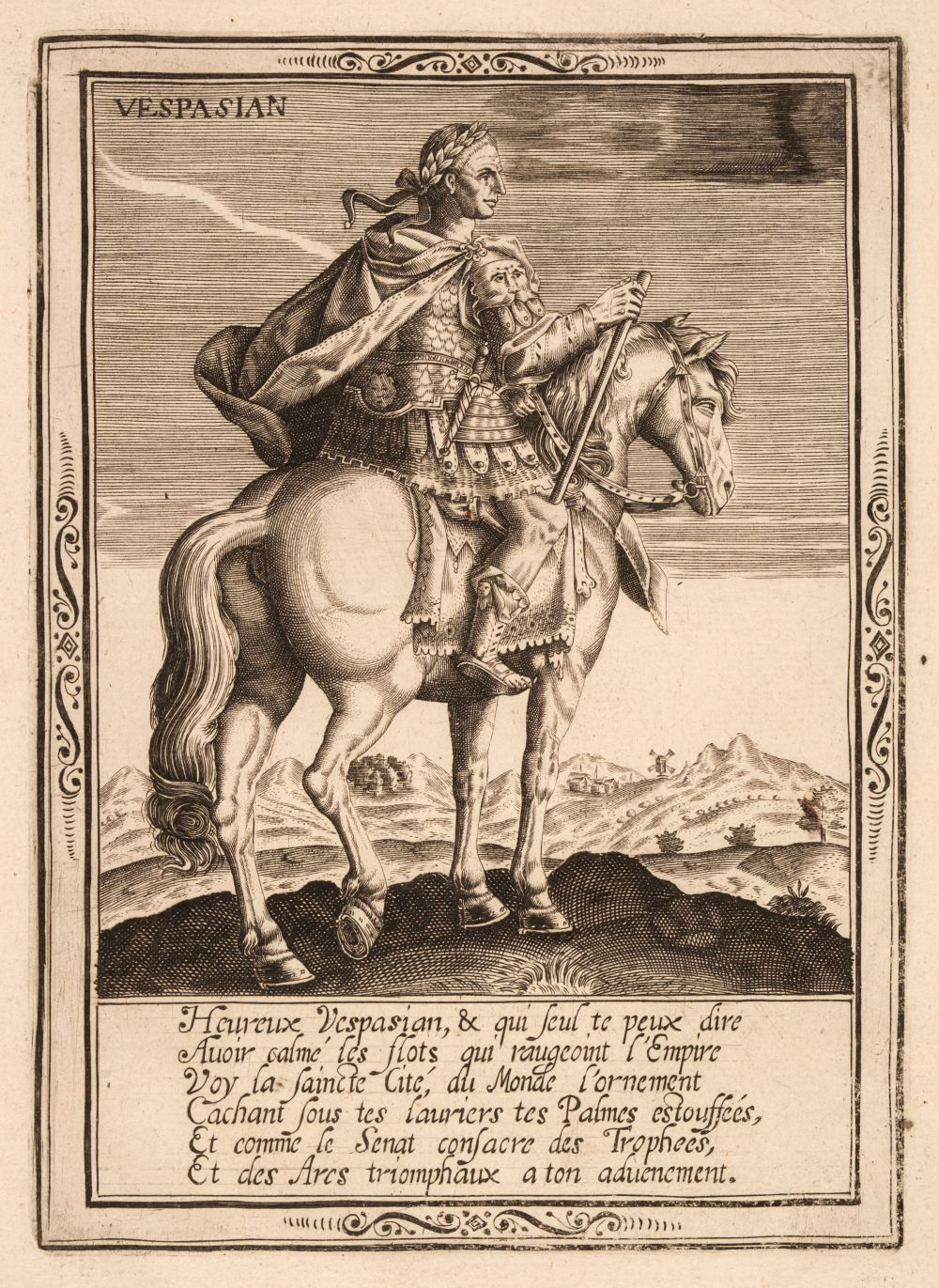 D. Pelletier (early 17th century), The Twelve Emperors, after Jan van der Straet, 1611