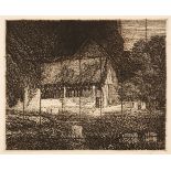 Griggs (F.L.M., 1876–1938). Stoke Poges, 1918, etching