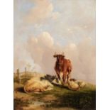Cooper (Thomas Sidney, 1803-1902). Cattle and Sheep Resting in a Meadow