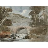 Stewart (Sir John James, 1779-1849). Scottish landscape, circa 1810, waterolour