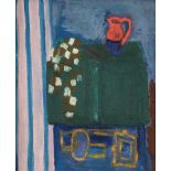 Aitchison (Craigie, 1926-2009). Still Life with Jug and Check Sweater, 1952, oil on canvas