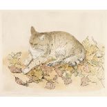 Whaite (Gillian, 1934-2012). Cat Among Autumn Leaves, & others