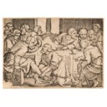 Pencz (G., c. 1500-1550). Christ washing the Disciples’ Feet, 1534, engraving, and 9 others