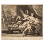 Desplaces (Louis, 1682-1739). Achille et Deidamie, 1721, and other French prints