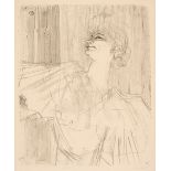 Toulouse Lautrec (Henri de, 1864-1901) Yvette Guilbert, lithograph, 1898