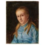 English School. Portrait of a Young Girl, circa 1860