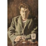 Gaston (Roy, 1937-) Portrait of Brendan Behan, circa 1955, oil on canvas