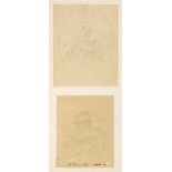 After Alfred, Count D'Orsay (1801-1852, & others). Album of pencil portraits, 1840s/50s