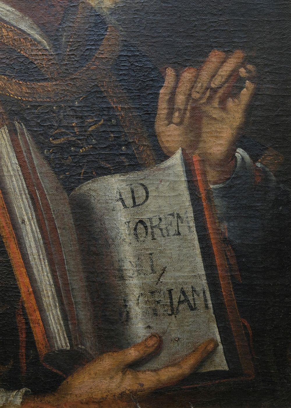 Spanish School. Saint Ignatius of Loyola, probably early 17th Century, oil on canvas, - Image 6 of 8