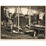 Maynard (Robert Ashwin, 1888-1966). Harbour Scene, 1927